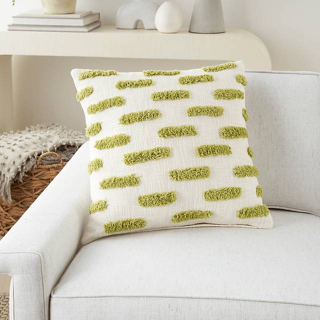 Kids Tresanton Green Throw Pillow - Thumbnail - Image 4