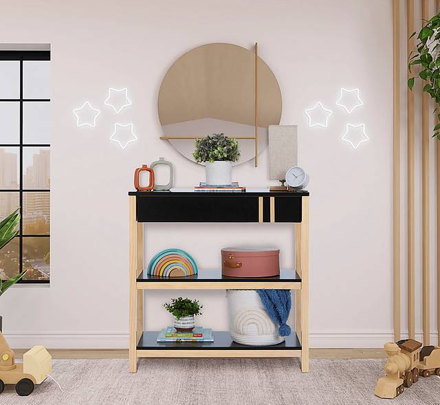 Kids Tresio Black Changing Table - Thumbnail - Image 2
