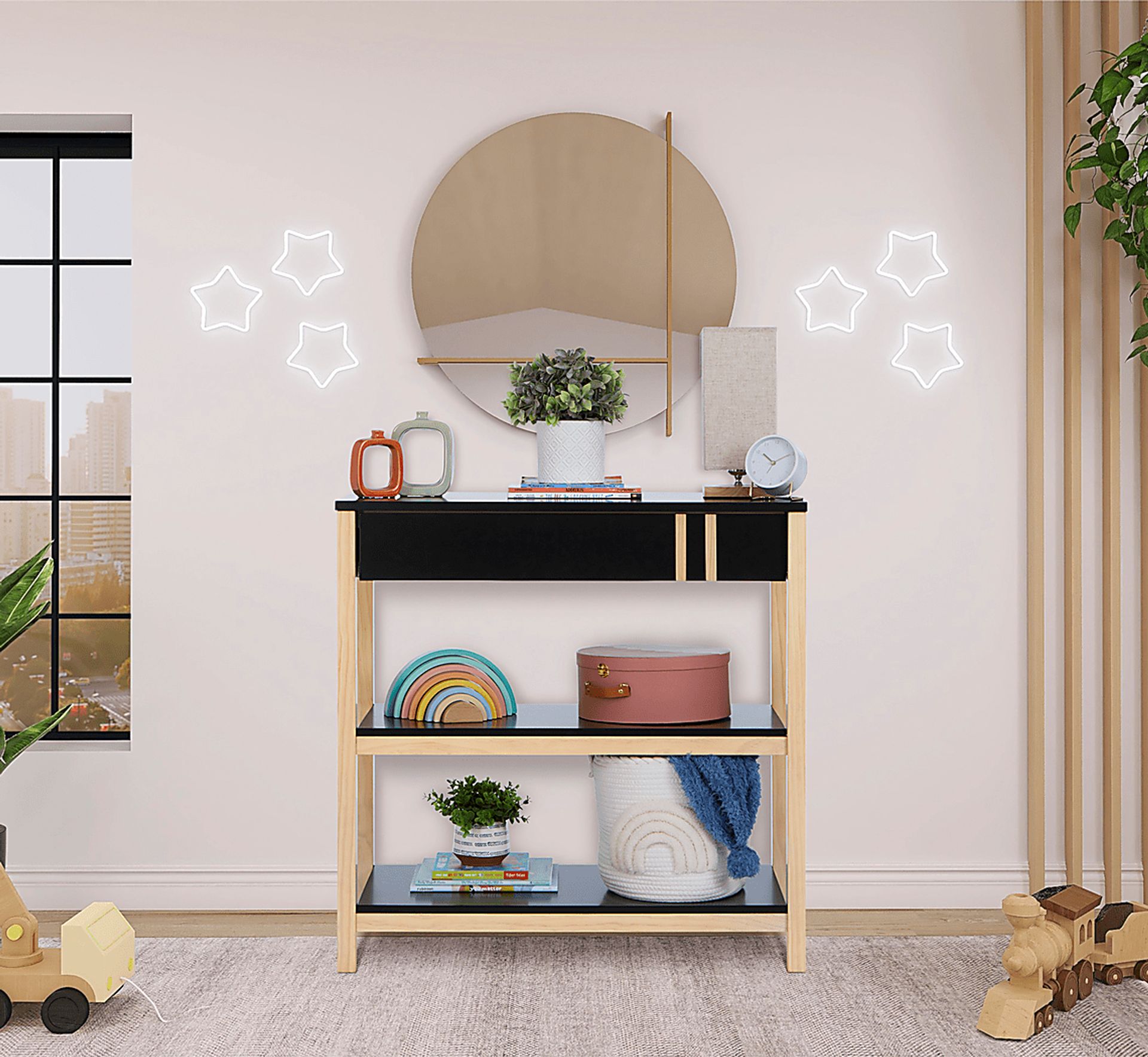 Kids Tresio Black Changing Table - Image 2