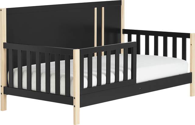 Kids Tresio Black Toddler Bed - Thumbnail - Image 3