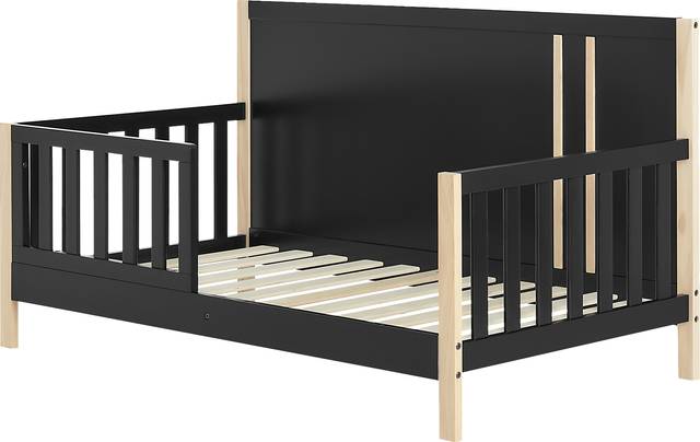 Kids Tresio Black Toddler Bed - Thumbnail - Image 4