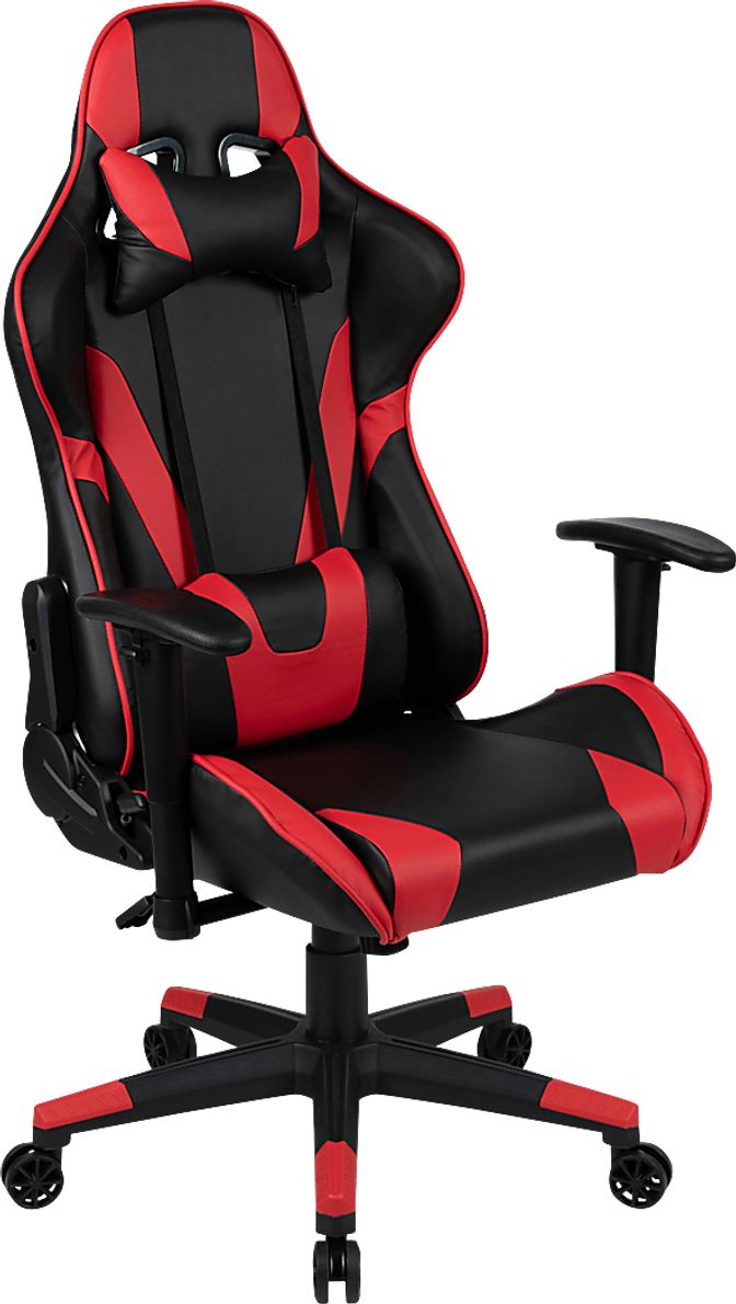Trexxe Red Ergonomic Gaming Chair - Rooms To Go