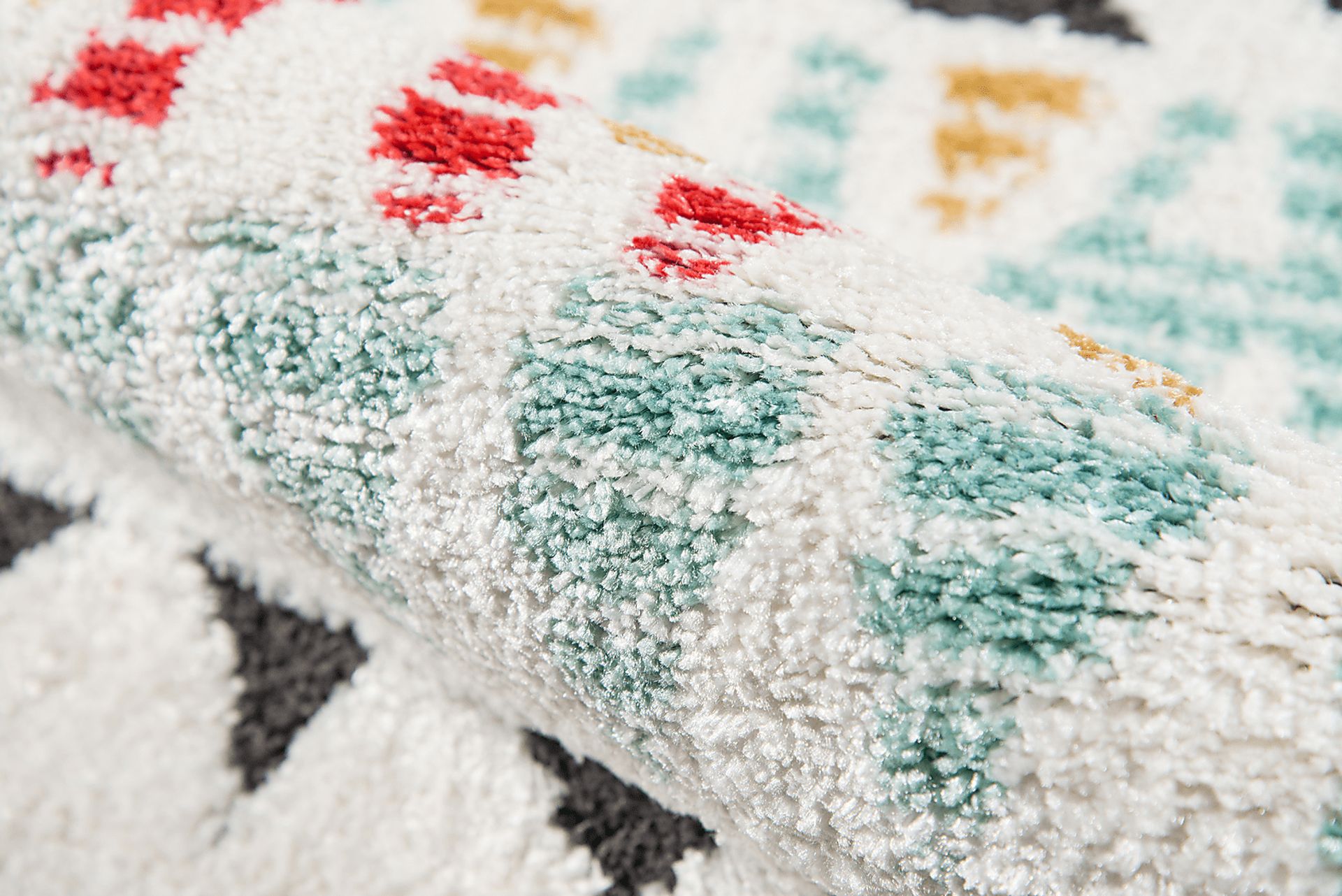 Kids Triangle Dance White 3'3 x 5' Rug - Image 4