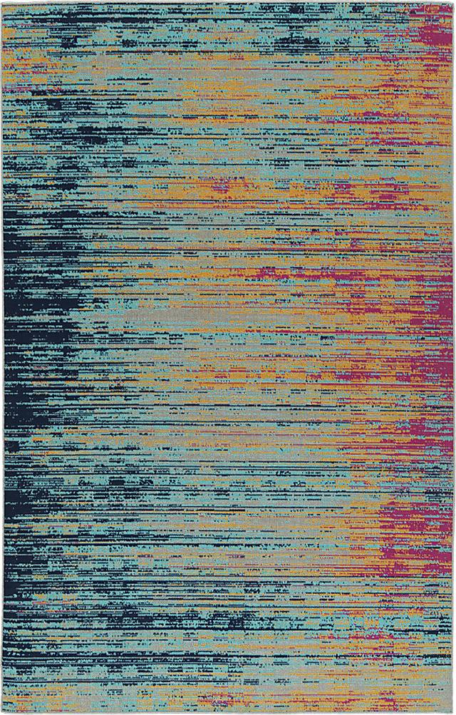 Kids Tropical Sunset Orange 5'25 x 7'25 Rug - Thumbnail - Image 1