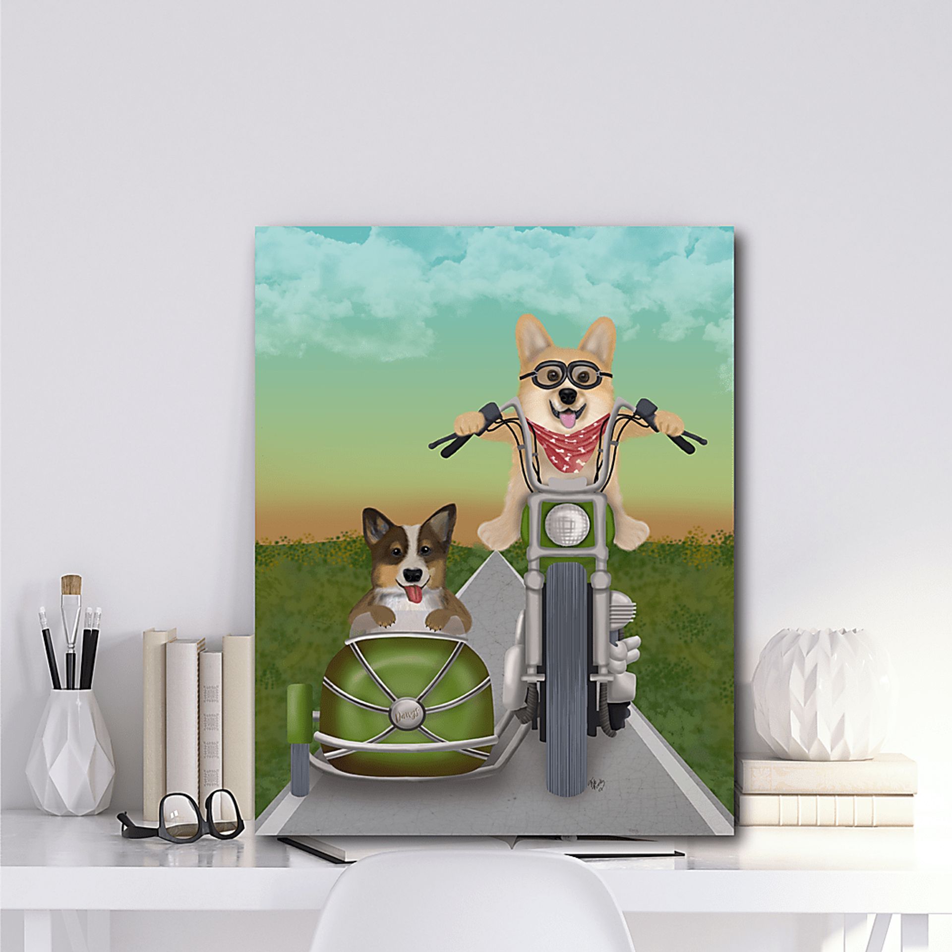 Kids Trotter Buddies Green Artwork - Image 2
