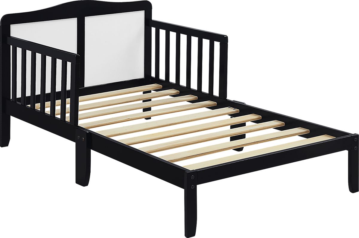 Trovia Black Toddler Bed | Rooms to Go