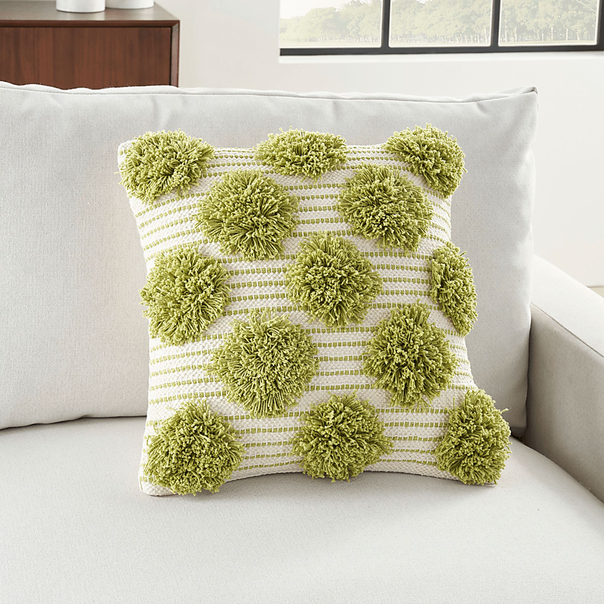Kids Tuffnell Green Throw Pillow - Image 4