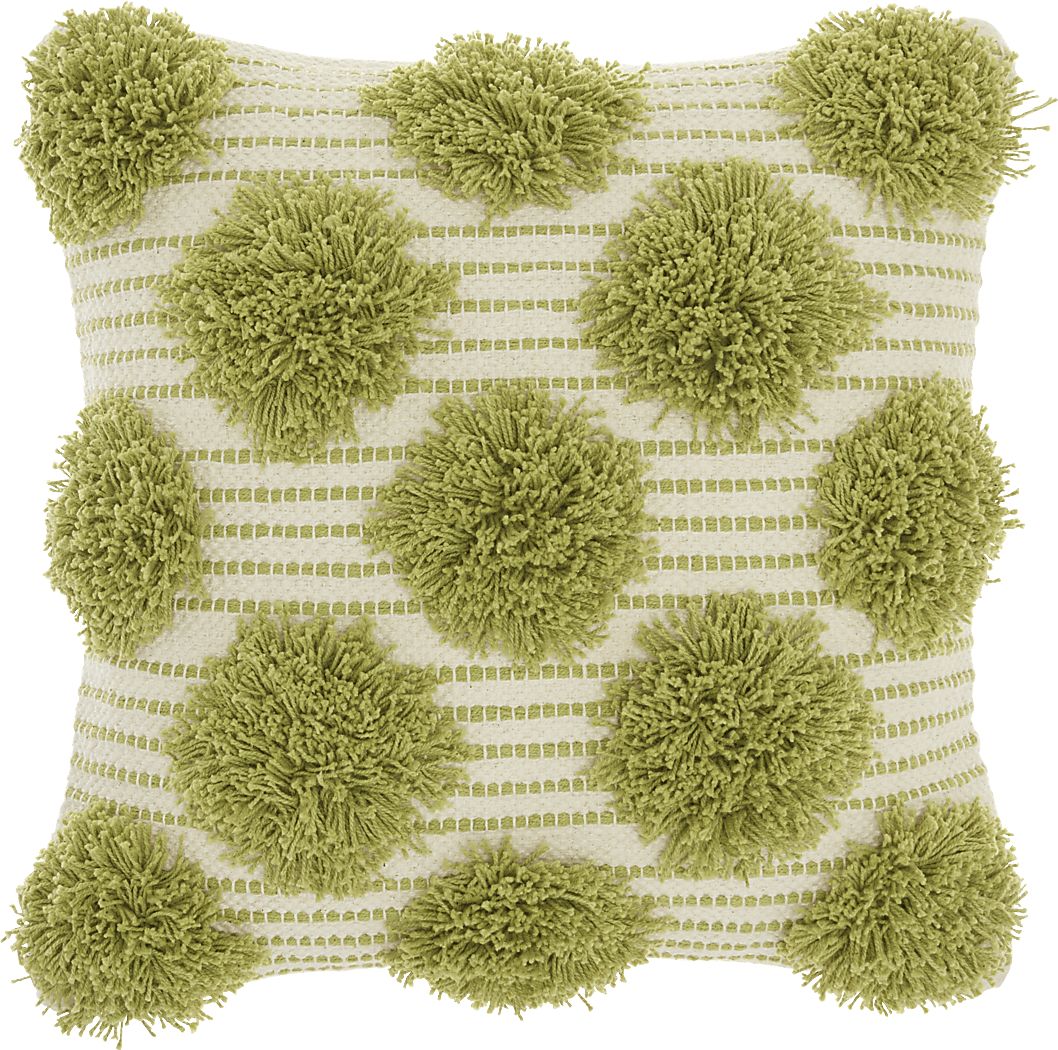 Kids Tuffnell Green Throw Pillow