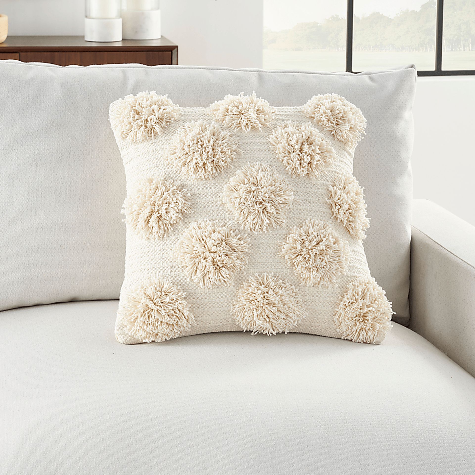 Kids Tuffnell Ivory Throw Pillow - Image 4