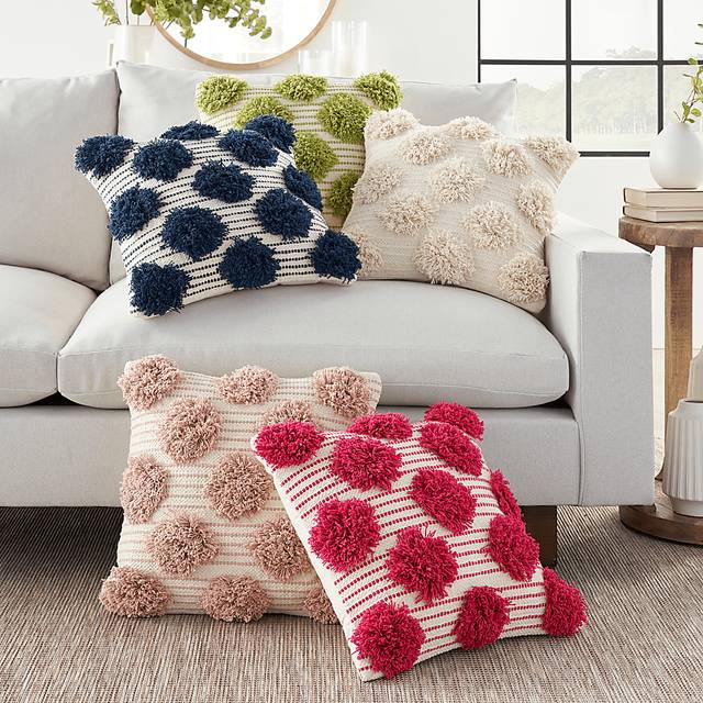 Kids Tuffnell Navy Throw Pillow - Thumbnail - Image 4