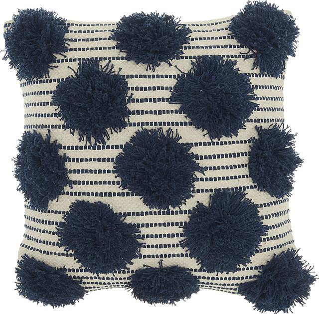 Kids Tuffnell Navy Throw Pillow - Thumbnail - Image 1