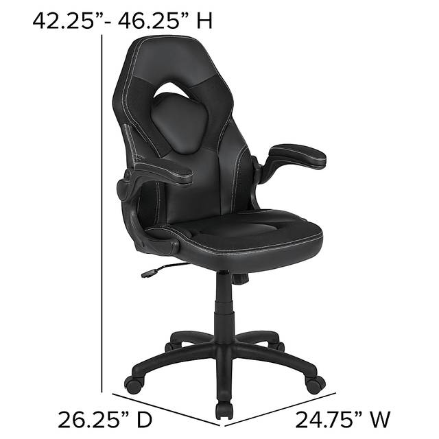 Kids Turole Red/Black Gaming Desk and Chair Set - Thumbnail - Image 7