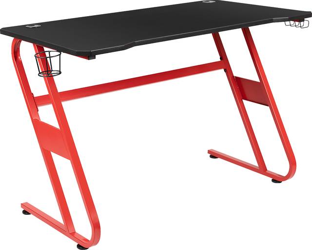 Kids Turole Red/Black Gaming Desk and Chair Set - Thumbnail - Image 3