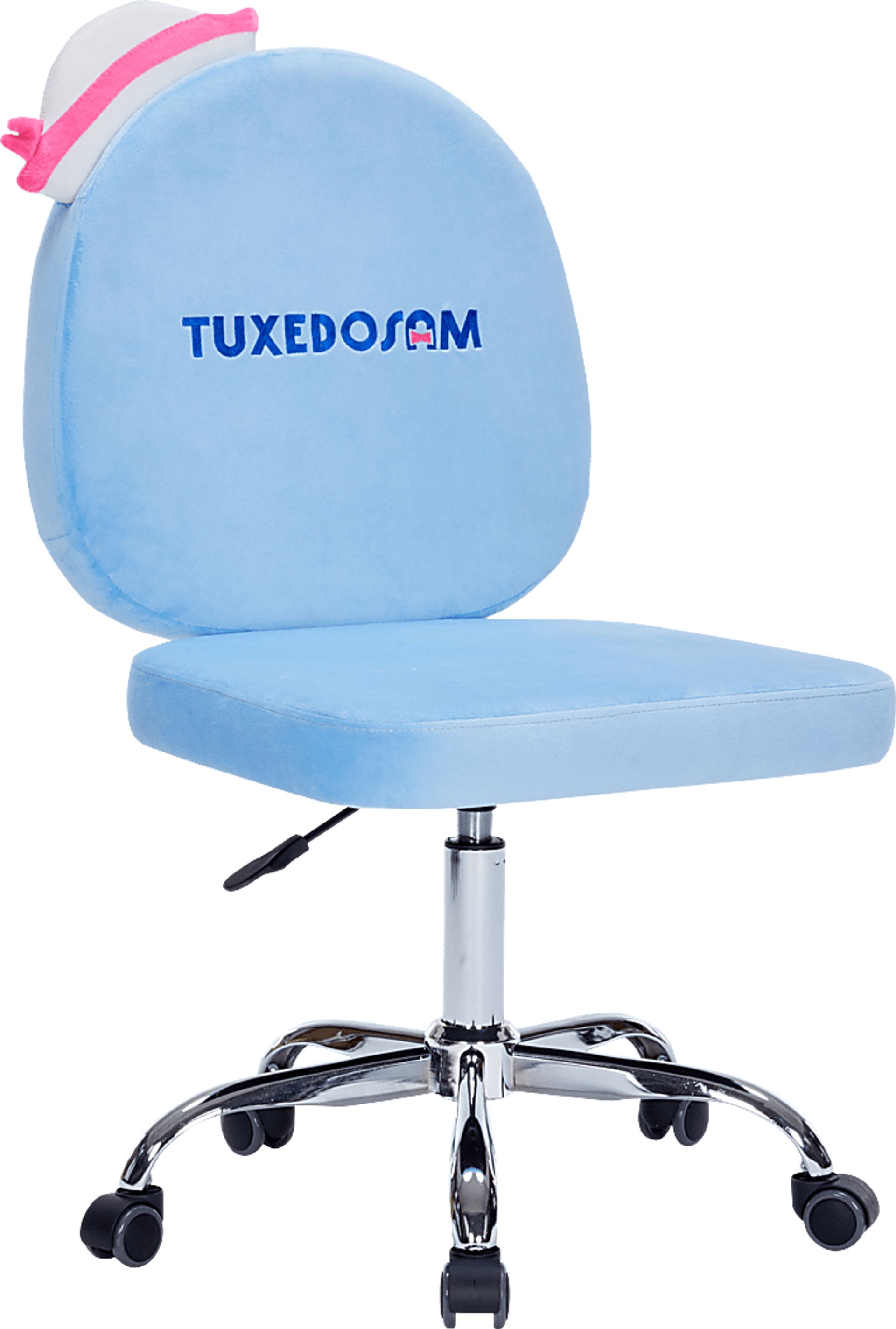 Kids Tuxedosam Blue Swivel Vanity Chair - Image 2