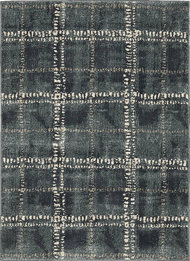 Kids Tweed Takeover Blue 3'10 x 5'5 Rug - Thumbnail - Image 1