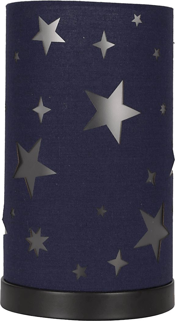 Kids Twinkle Lagoon Blue Lamp