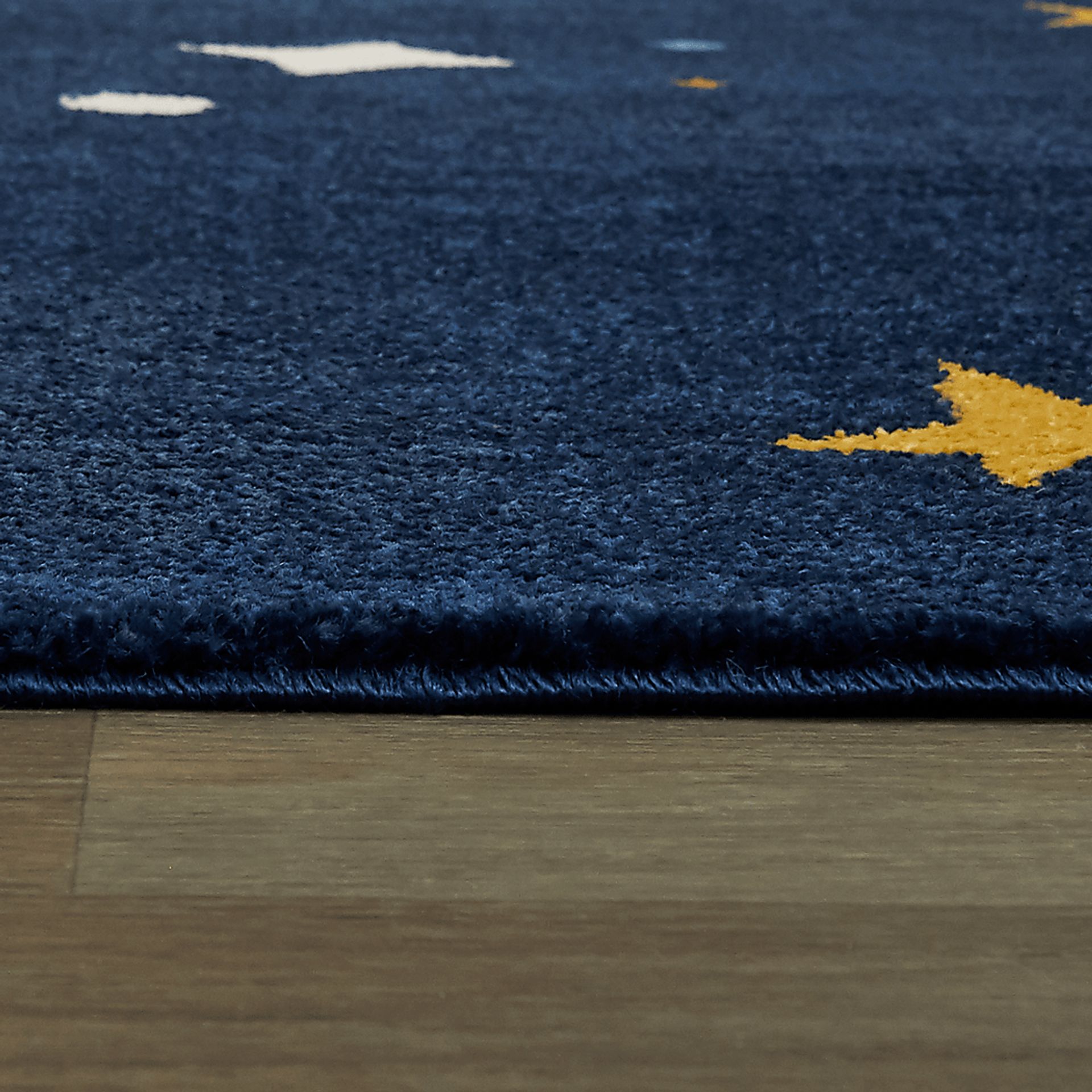 Kids Twinkly Night Navy 5'3 x 7' Rug - Image 5