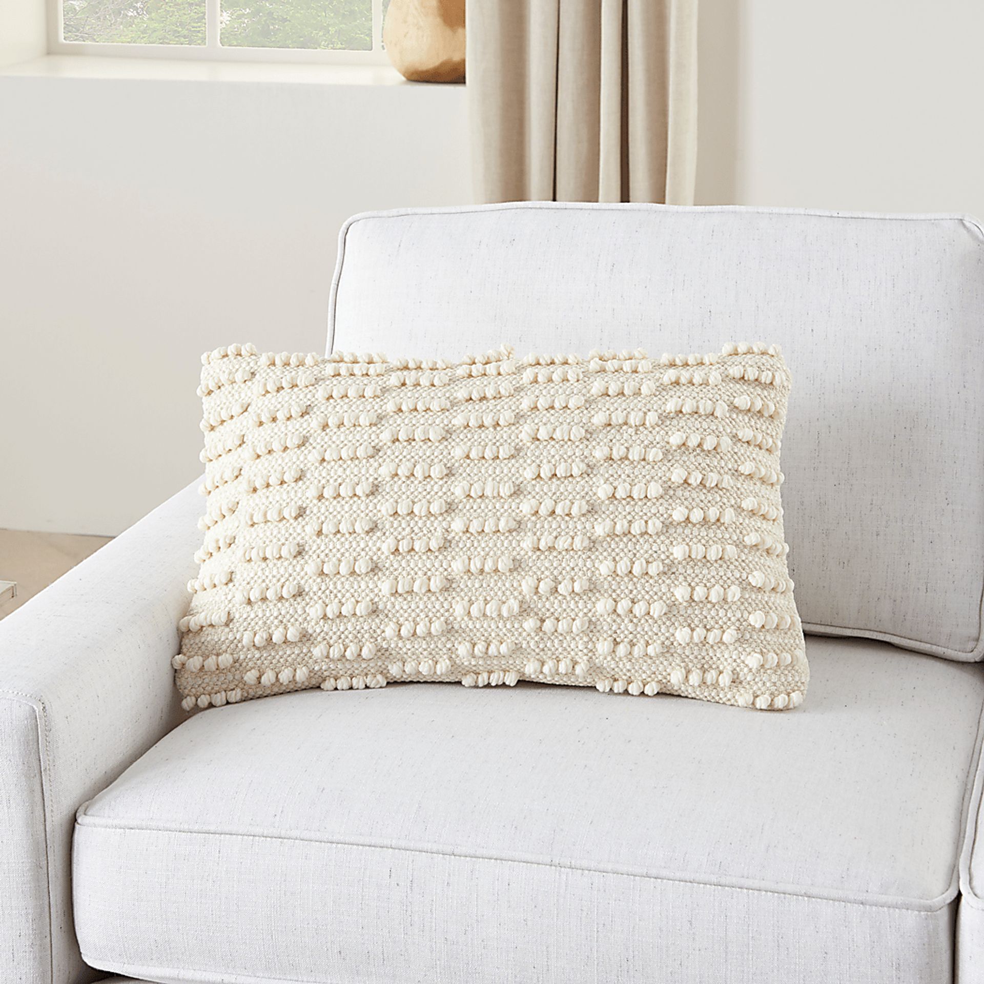 Kids Tynwald I Ivory Throw Pillow - Image 4