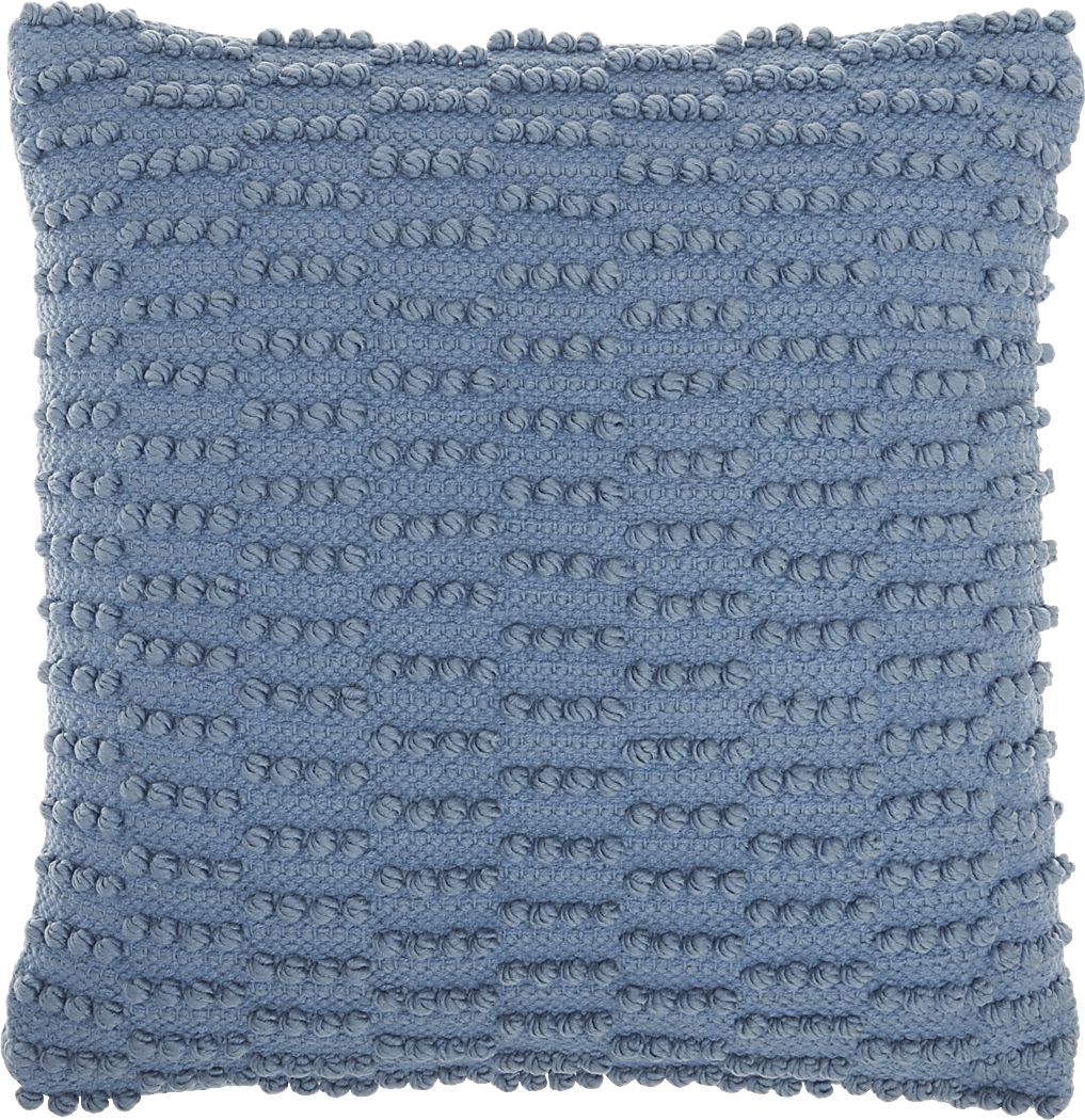 Kids Tynwald II Blue Throw Pillow