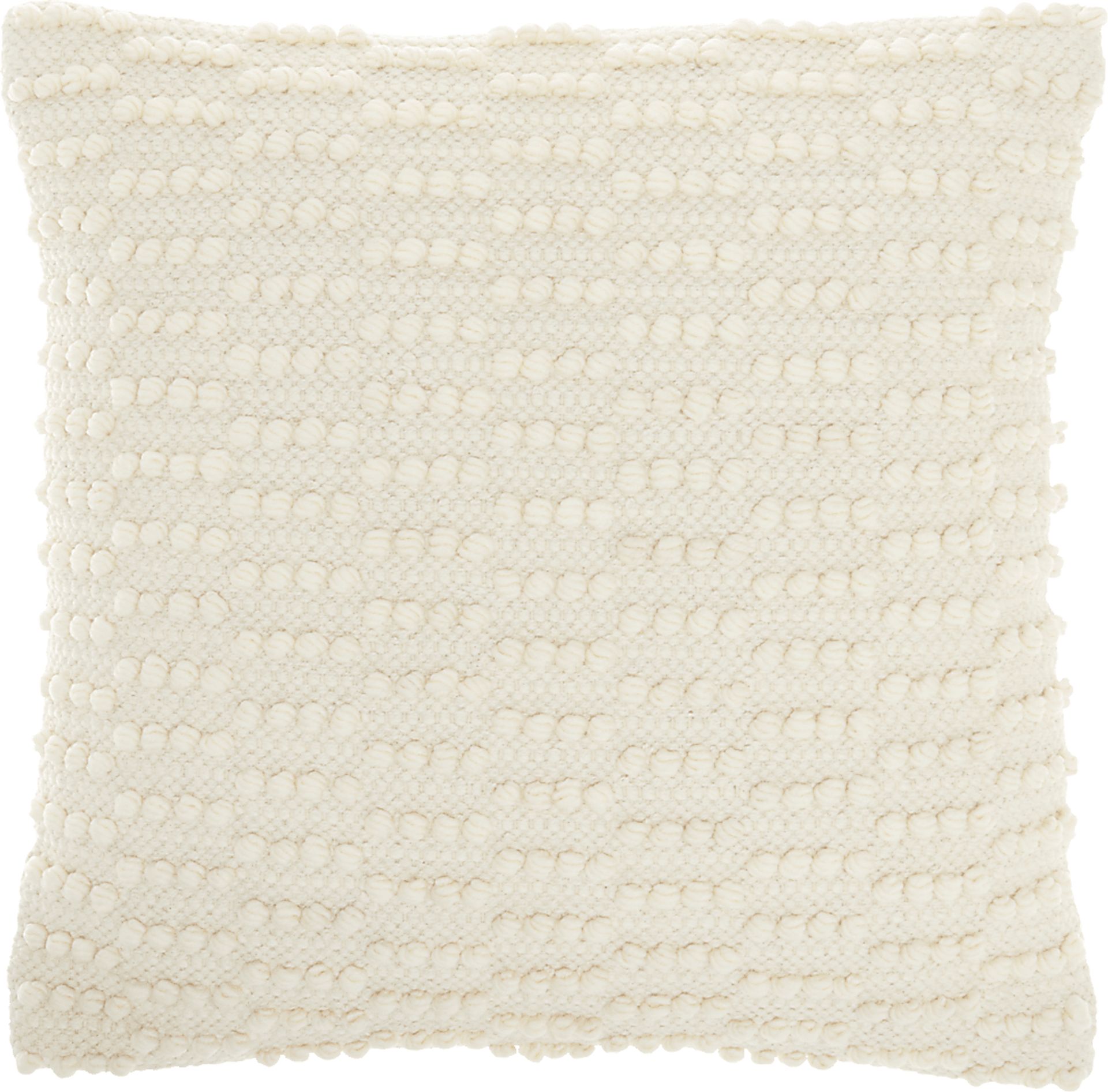Kids Tynwald II Ivory Throw Pillow - Image 1