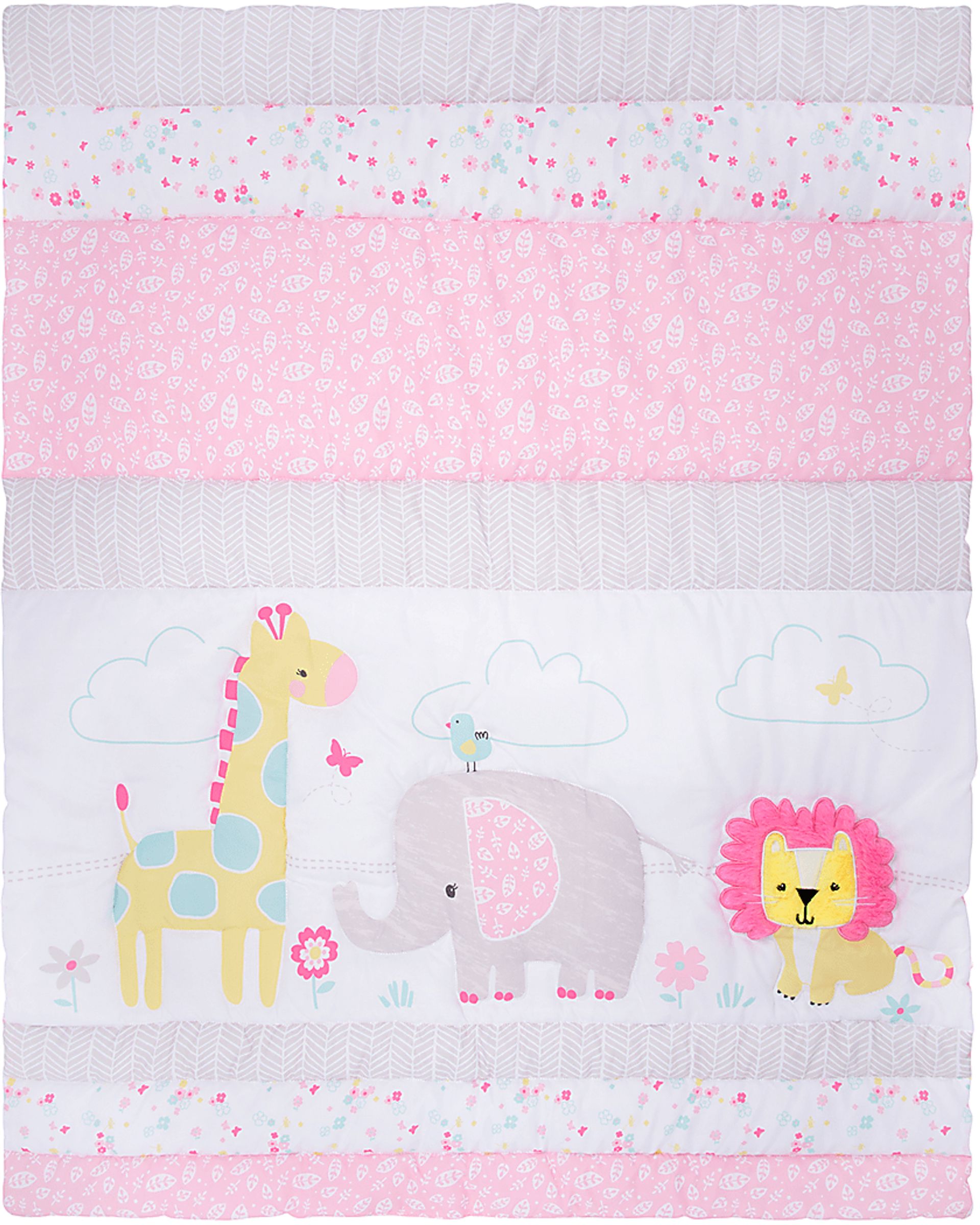 Kids Unai Pink 4 Pc Baby Bedding Set - Image 4