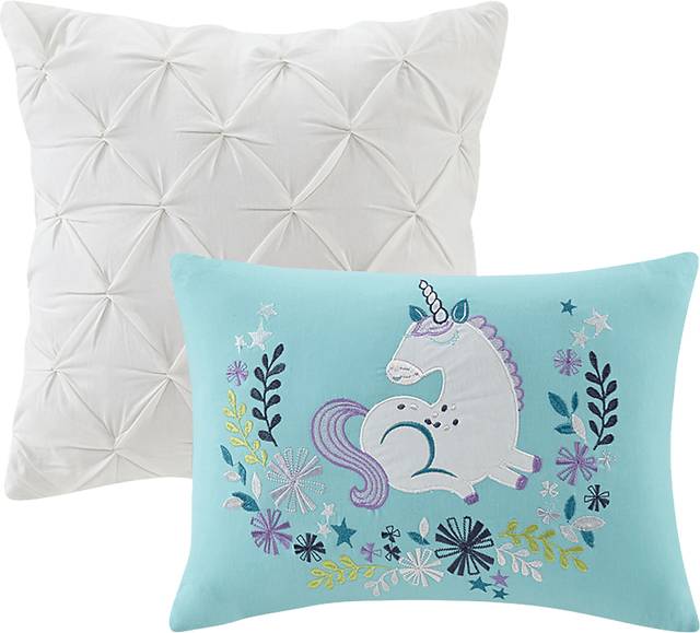 Kids Unicorn Dance Purple 5 Pc Full/Queen Comforter Set - Thumbnail - Image 2