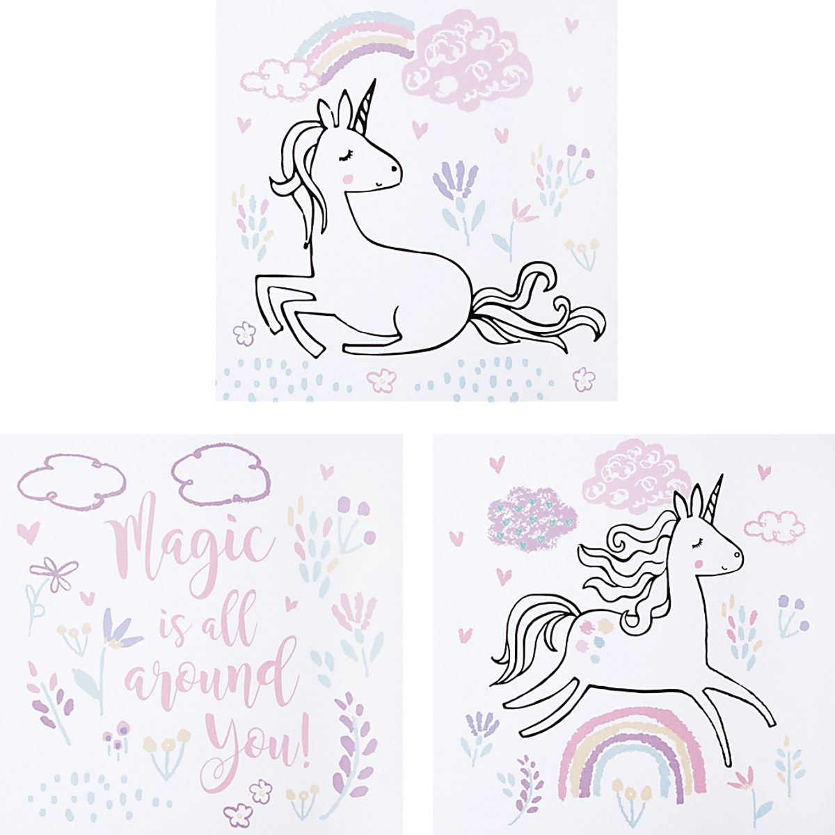 Unicorn Land Pink Artwork | Rooms to Go