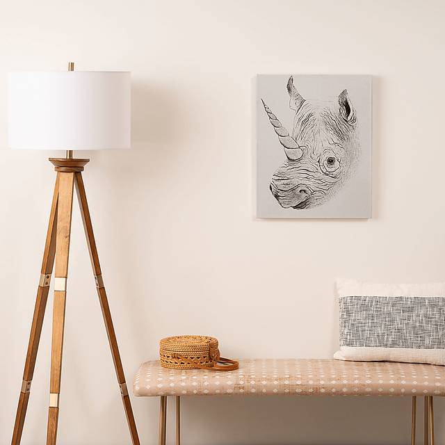 Kids UniRhino I White Artwork - Thumbnail - Image 2