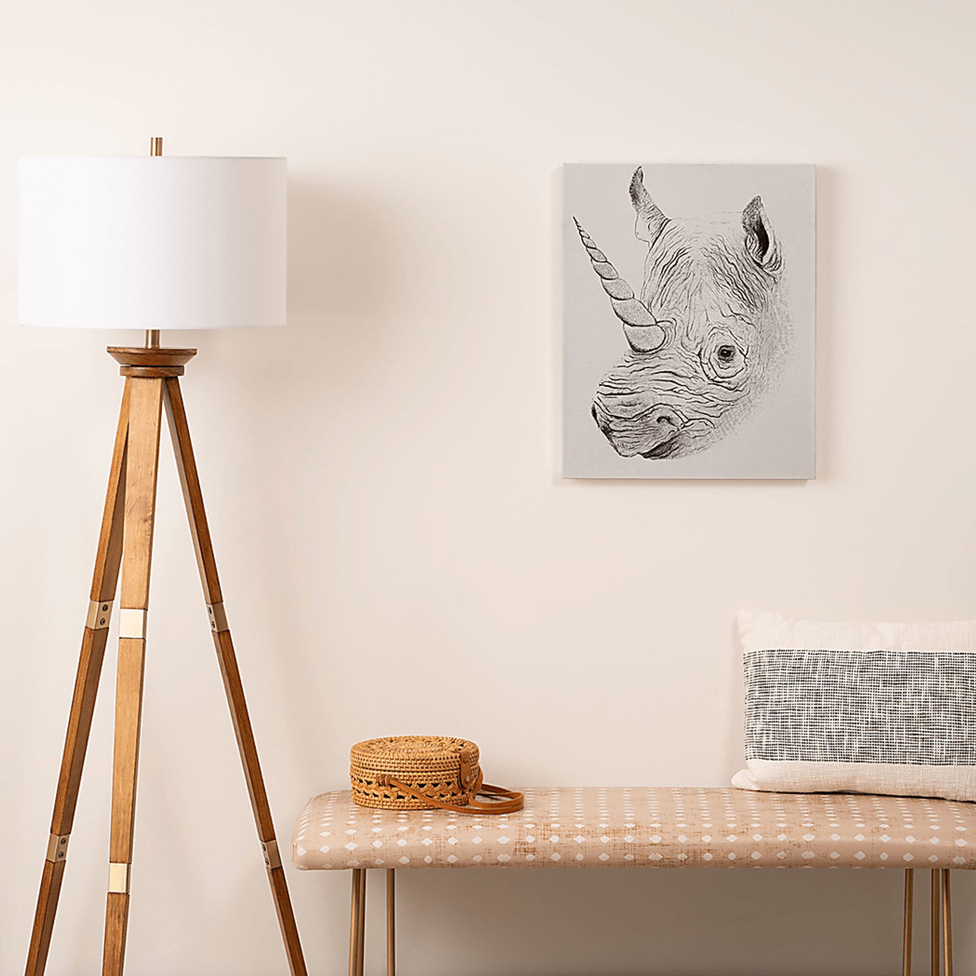 Kids UniRhino II White Artwork - Image 2