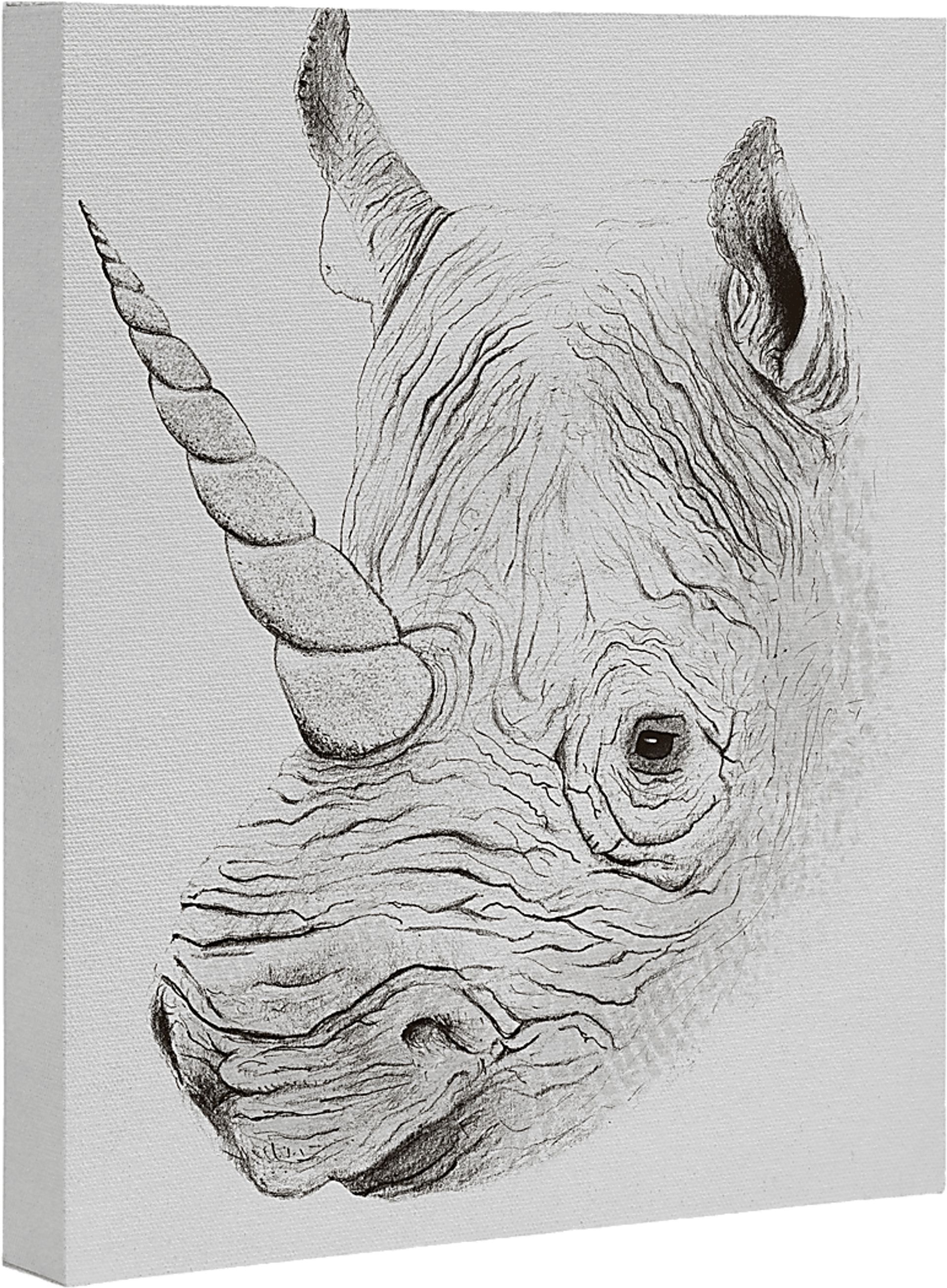 Kids UniRhino II White Artwork - Image 1