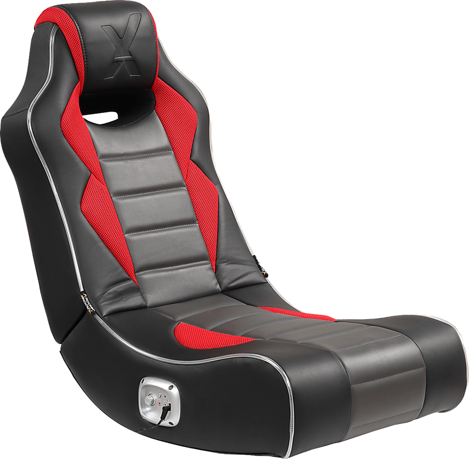 Kids Vahid Black/Red LED Gaming Rocker - Image 11