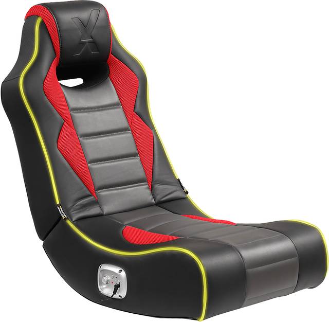 Kids Vahid Black/Red LED Gaming Rocker - Thumbnail - Image 12