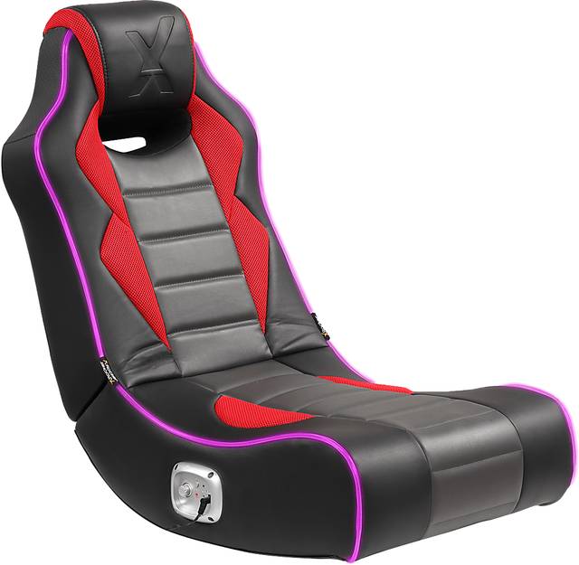 Kids Vahid Black/Red LED Gaming Rocker - Thumbnail - Image 13