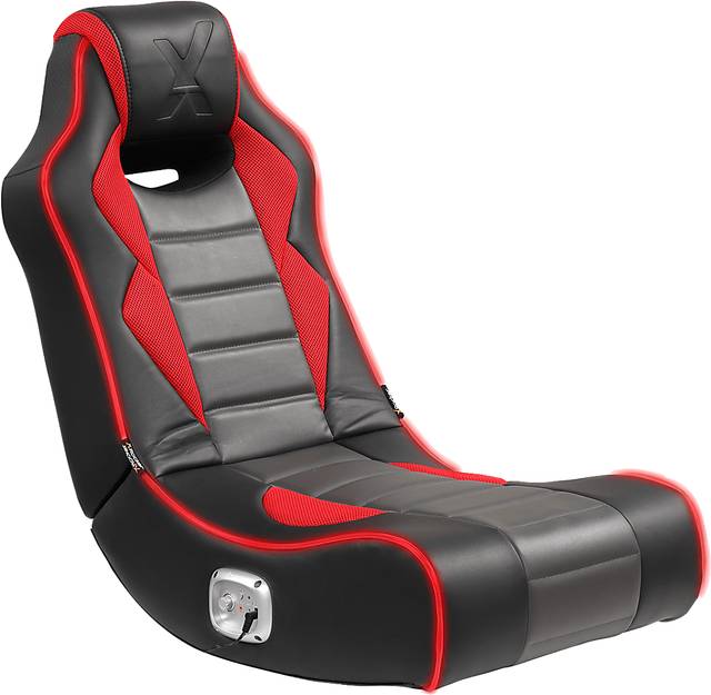 Kids Vahid Black/Red LED Gaming Rocker - Thumbnail - Image 14