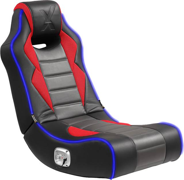 Kids Vahid Black/Red LED Gaming Rocker - Thumbnail - Image 15