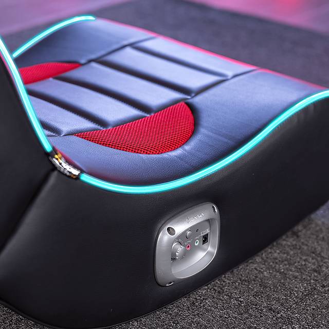 Kids Vahid Black/Red LED Gaming Rocker - Thumbnail - Image 3