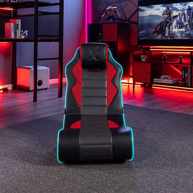 Kids Vahid Black/Red LED Gaming Rocker - Thumbnail - Image 6