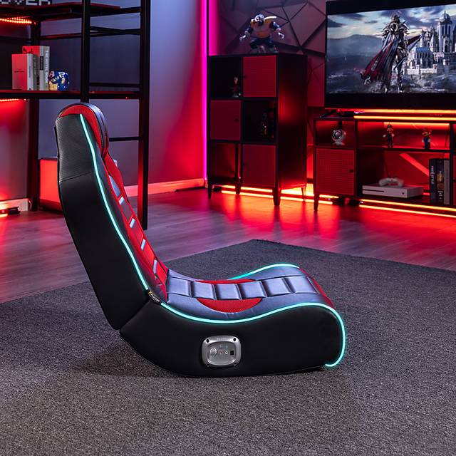 Kids Vahid Black/Red LED Gaming Rocker - Thumbnail - Image 8
