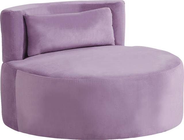 Kids Valencia II Purple Swivel Chair - Thumbnail - Image 1