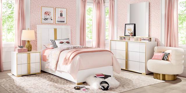 Kids Valentina White Mirror Shelf - Thumbnail - Image 2