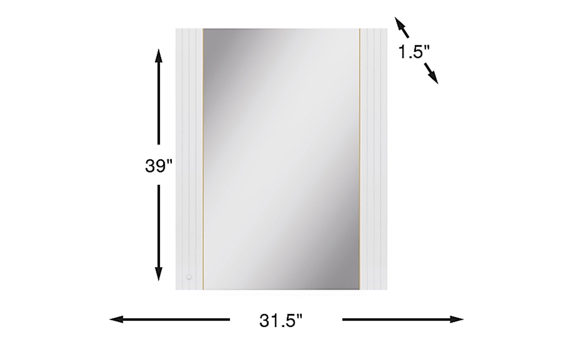 Dimension Image. Please refer to the Dimension Tab on this page for dimension details.