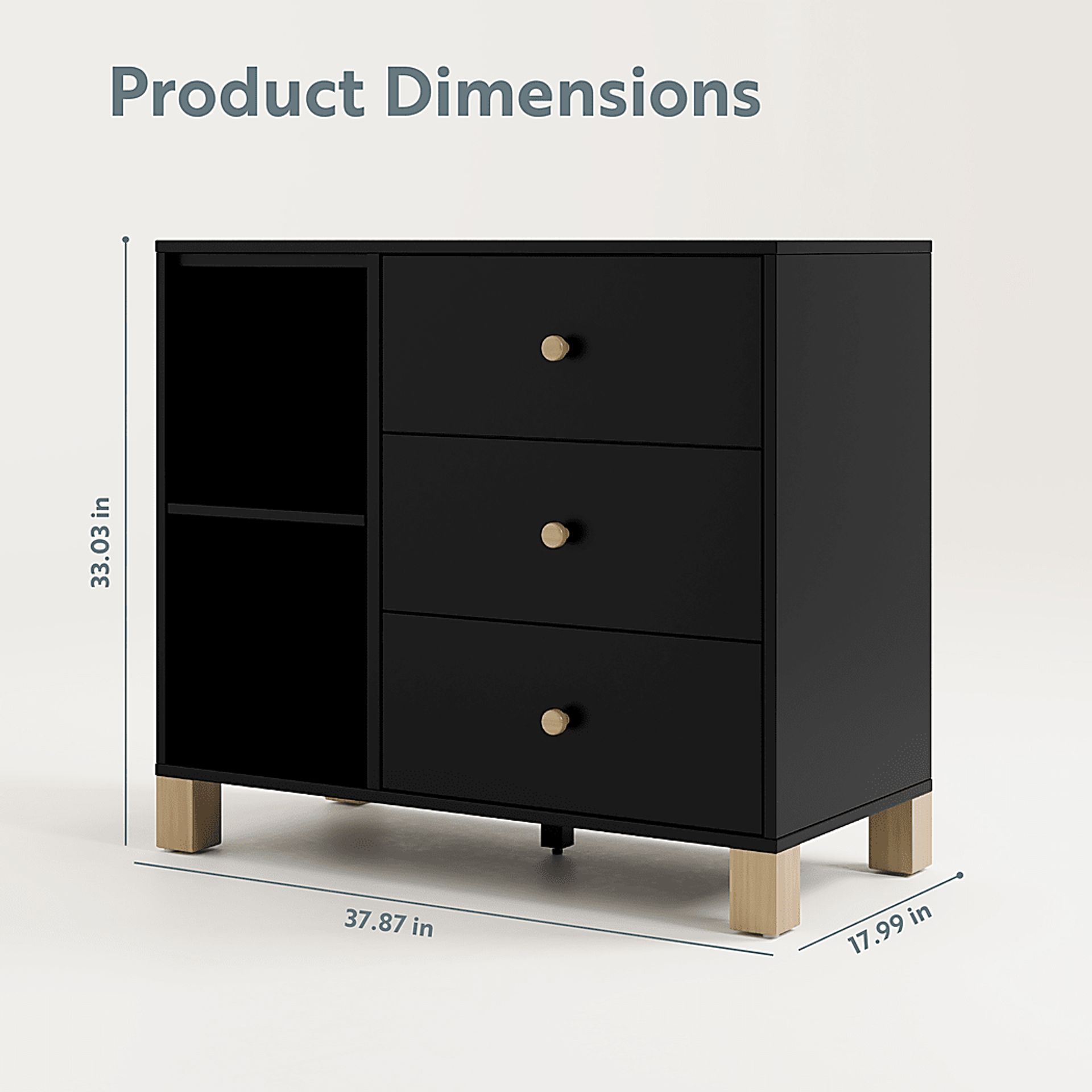 Kids Valesti I Black Dresser - Image 9