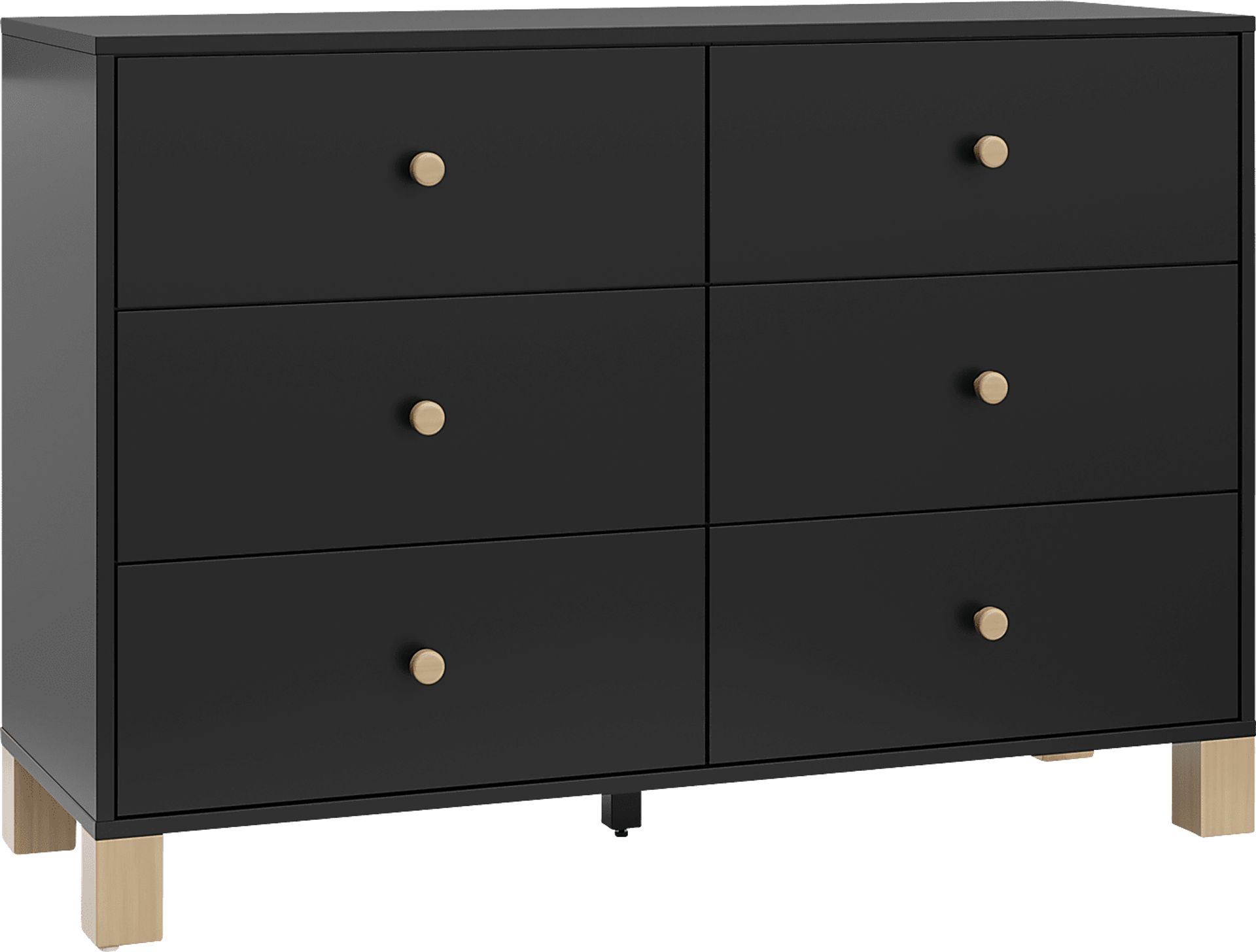 Kids Valesti II Black Dresser - Image 1