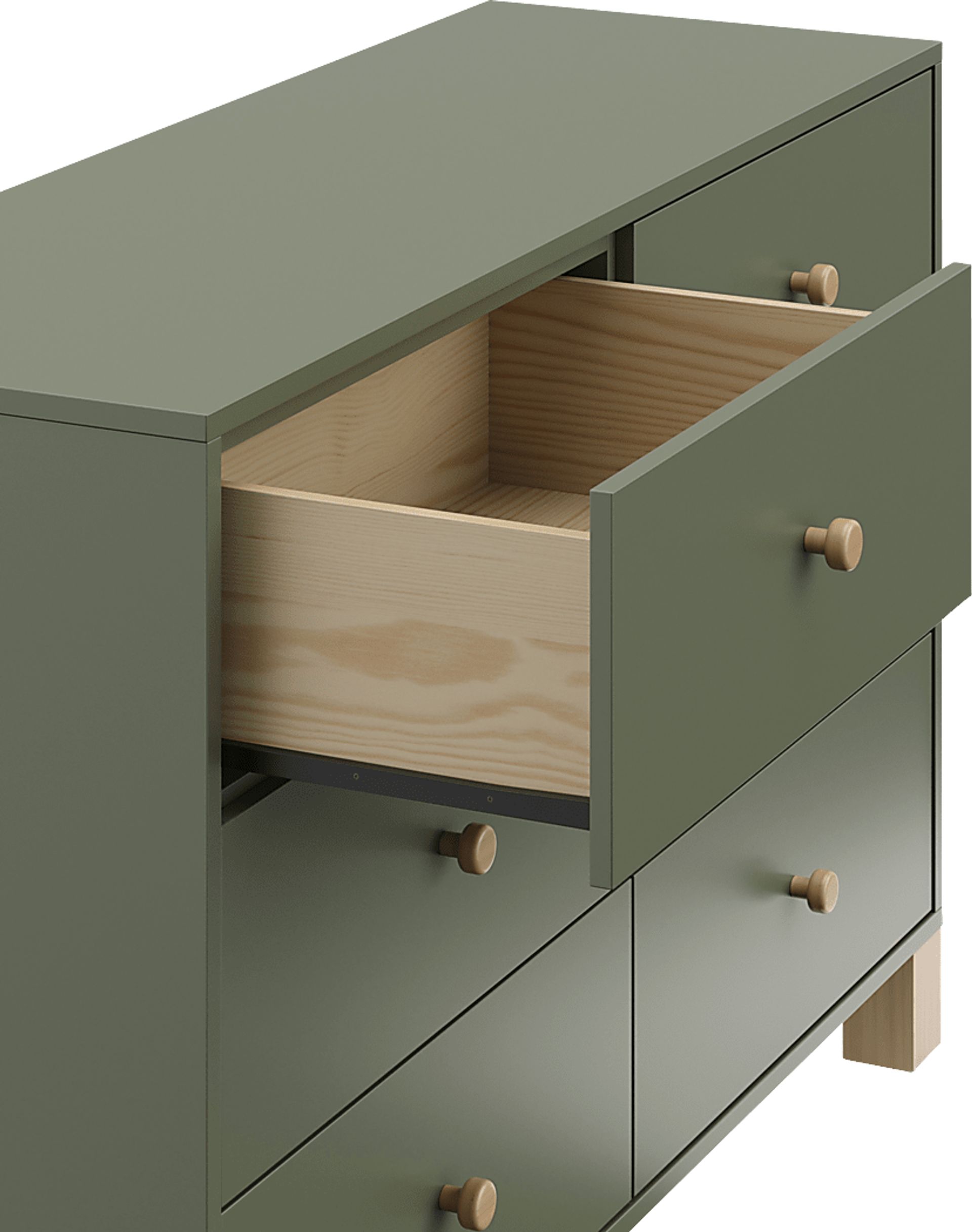 Kids Valesti II Olive Dresser - Image 6