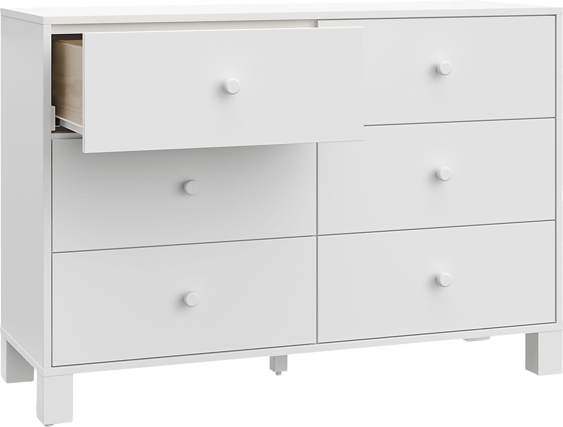 Kids Valesti II White Dresser - Image 6