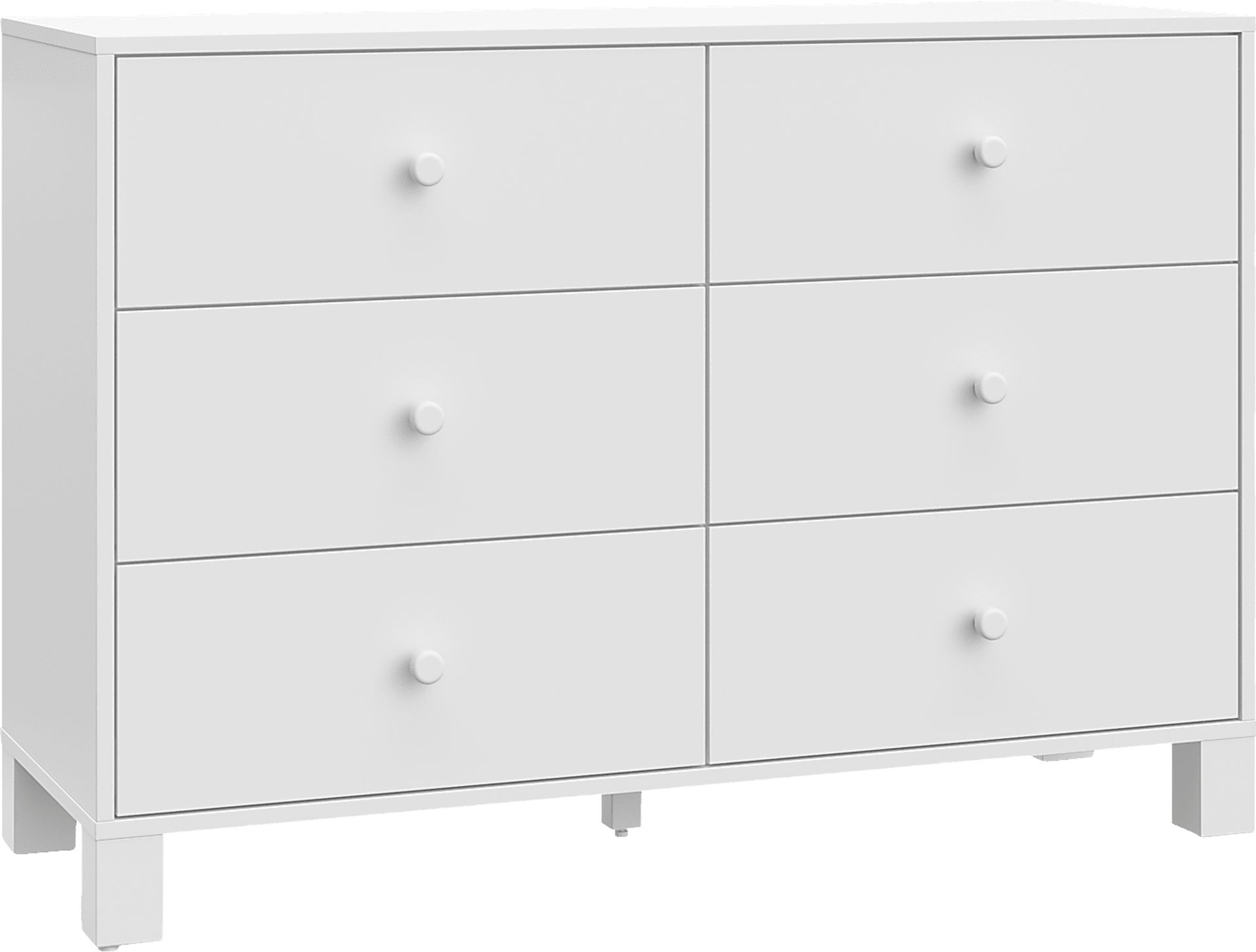 Kids Valesti II White Dresser - Image 1