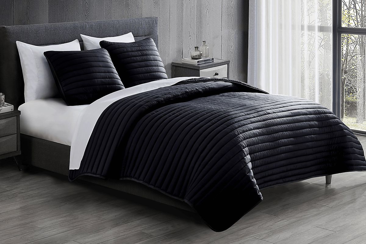 Kids Vallecito Black Twin Comforter Set