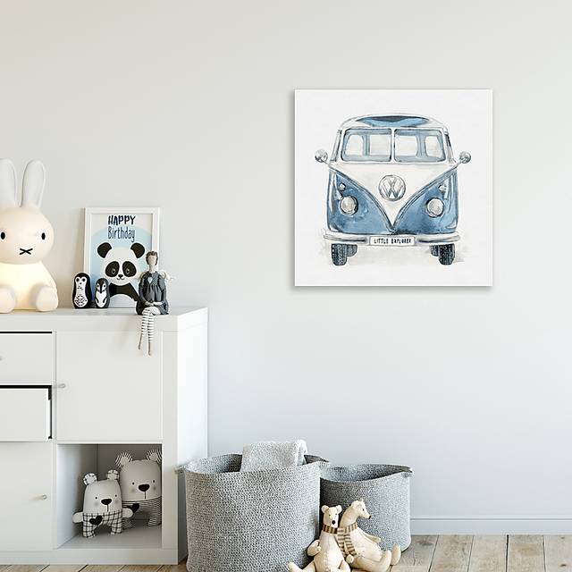 Kids Van Explorer Blue Medium Wall Art - Thumbnail - Image 3