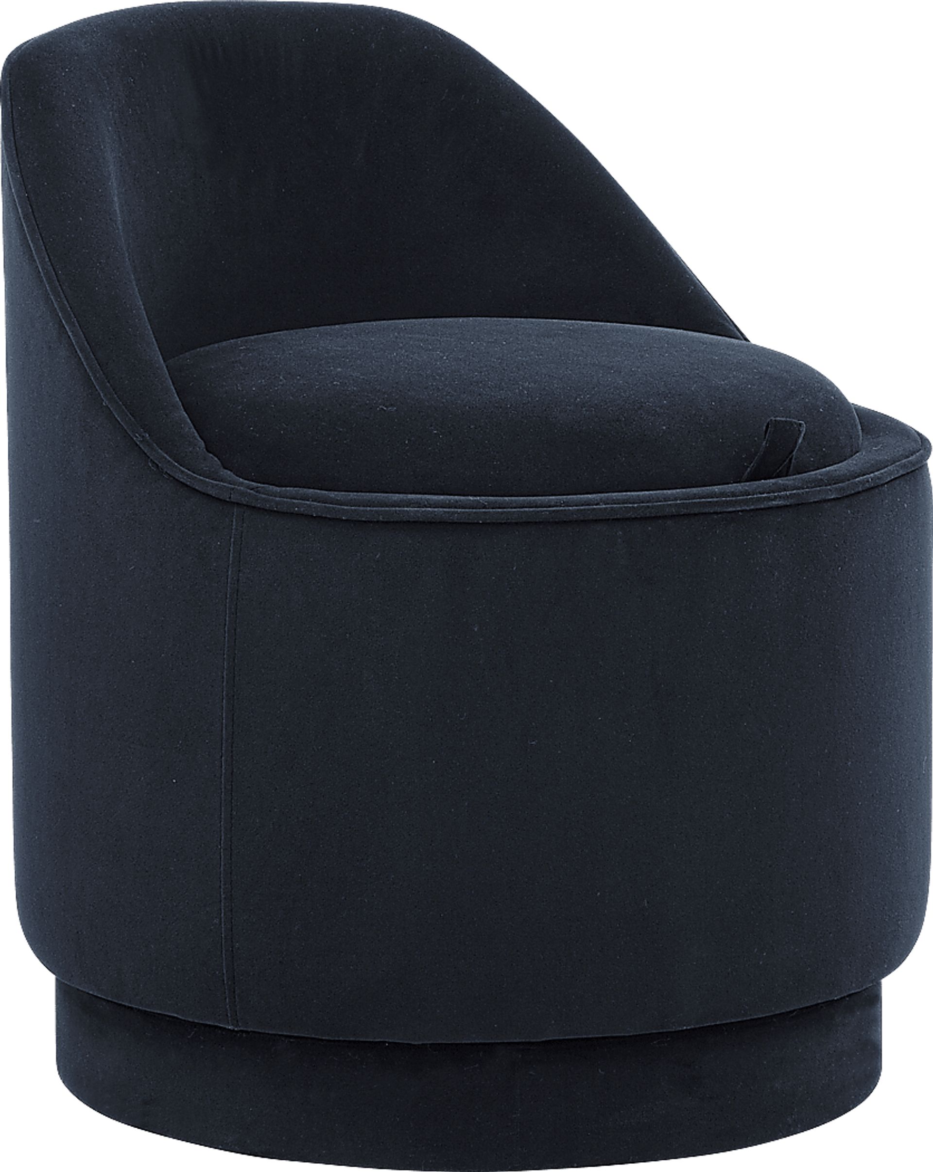 Kids Vannah Black Swivel Storage Stool - Image 1