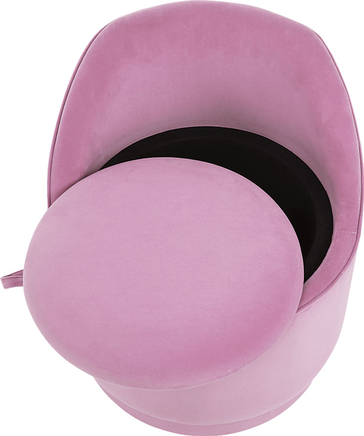 Vannah Pink Polyester Fabric Stool | Rooms to Go